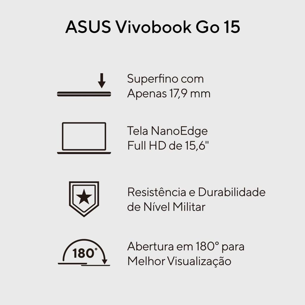 Notebook ASUS Vivobook Go 15 E1504GA